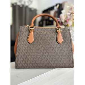 MK MARILYN MEDIUM SATCHEL BROWN