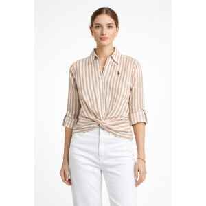 U.S POLO STRIPED KNOT SHIRT