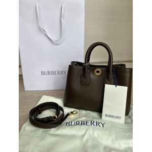 BURBERRY MINI BERMONDSEY EBONY BROWN