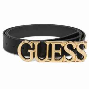 GUESS BLACK LOGO BELT