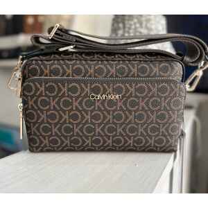 CK MUST CAMERA BAG BROWN MONO