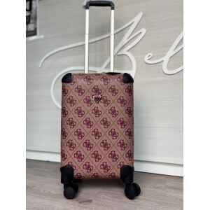 GUESS BURGUNDY LOGO BERTA TRAVEL