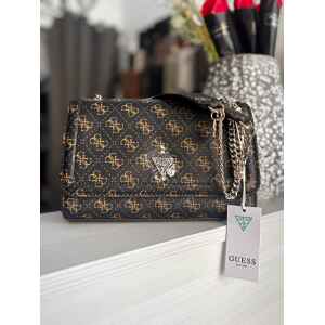 GUESS NOELLE II BROWN LOGO FLAP