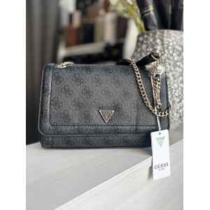 GUESS NOELLE II COAL LOGO  FLAP