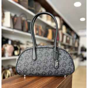 MK LULU SMALL HANDLE SATCHEL BLACK