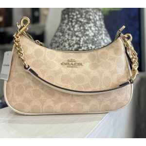 COACH TERI SHOULDER SAND/CHALK