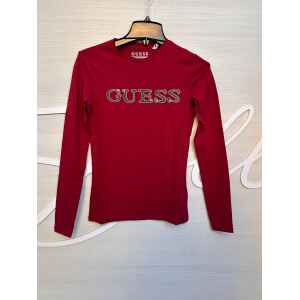 GUESS RED MATILDA LONG SLEEVES
