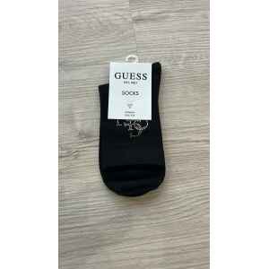 GUESS BLACK SOCKS WITH SILVER STUDS ONE SIZE