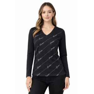GUESS BLACK PEGGY LONG SLEEVES