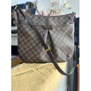 PRE-OWNED LOUIS VUITTON BLOOMSBURRY GM IN DAMIER EBENE