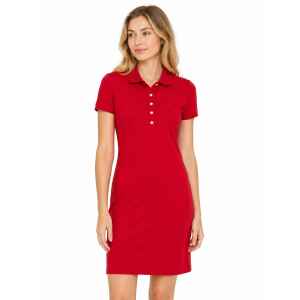 TH RED POLO DRESS