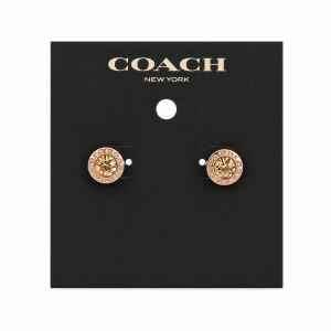 COACH ROSE GOLD JEWEL STUDS