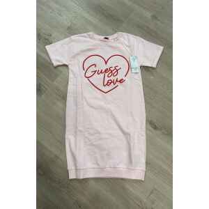 GUESS PINK DRESS RED HEART