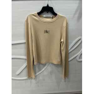CK BEIGE LONG SLEEVE TSHIRT