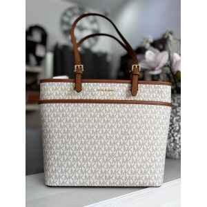 MK VANILLA WINSTON MEDIUM POCKET TOTE