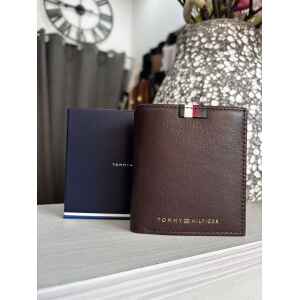 TH  BROWN CORP LEATHER TRIFOLD MEN WALLET