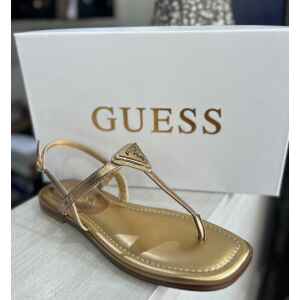 GUESS GOLD THONG SANDALS