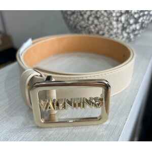 VALENTINO ECRU/ORO BIG LOGO