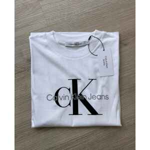 CK WHITE BIG LOGO T-SHIRT