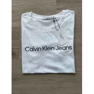 CK WHITE T-SHIRT LETTERS