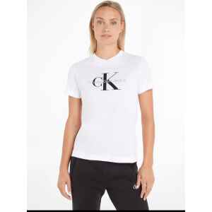 CK WHITE BIG LOGO T-SHIRT