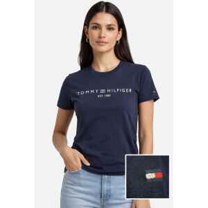 TH NAVY BLUE T-SHIRT WHITE BIG LOGO