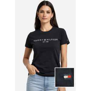 TH BLACK T-SHIRT WHITE BIG LOGO