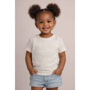 GUESS WHITE T-SHIRT SCRIPT LOGO