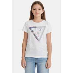 GUESS WHITE T-SHIRT SHINE LOGO
