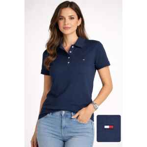 TH DARK NIGHT NAVY REGULAR PIQUE POLO SHIRT
