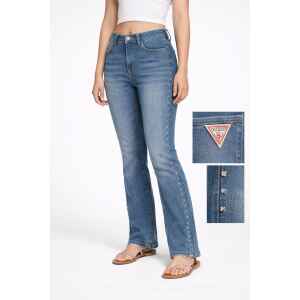 GUESS DENIM MID RISE BOOT CUT WITH STUD