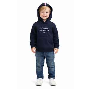 TH NAVY HOODIE WHITE LOGO