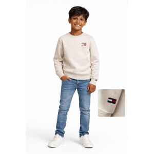 TH NEW YORK FLAG CASHMERE CREME SWEATER
