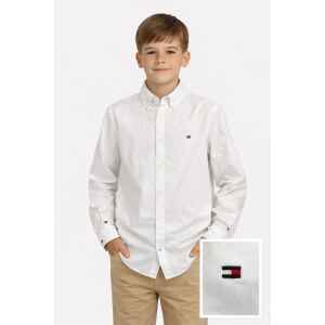 TH SOLID OXFORD SHIRT WHITE