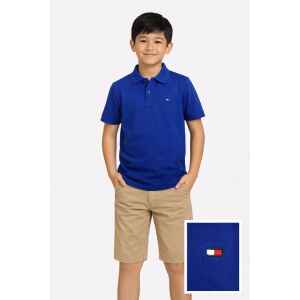 TH FLAG POLO SHIRT WEDGE BLUE