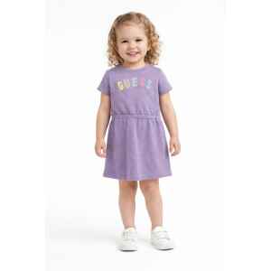 GUESS PURPLE SWEATER DRESS