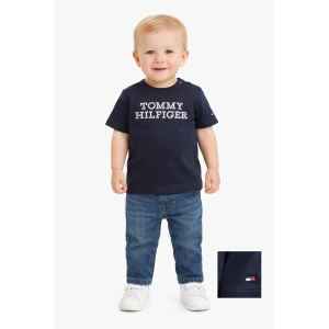 TH NAVY BLUE TSHIRT WHITE RELIEF