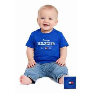 TH ROYAL BLUE TSHIRT WHITE LOGO FLAG