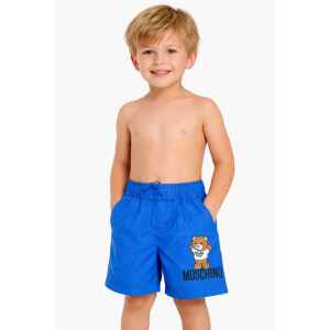 MOSCHINO BLUE SWIM SHORT BEAR