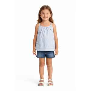 TH STRIP TOP BLUE