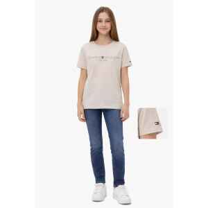 TH BEIGE TSHIRT LOGO FLAG
