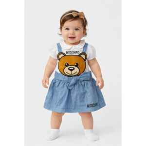 MOSCHINO WHITE TSHIRT/JEAN OVERALL