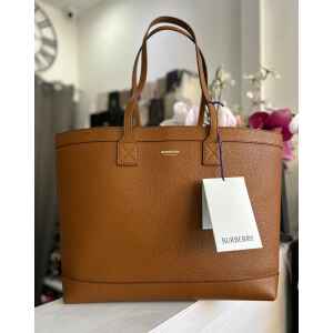 BURBERRY MD LONDON TOTE TAWNY BROWN