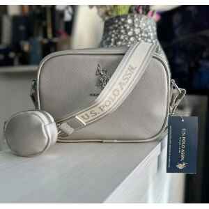 U.S POLO SILVER CROSSBODY
