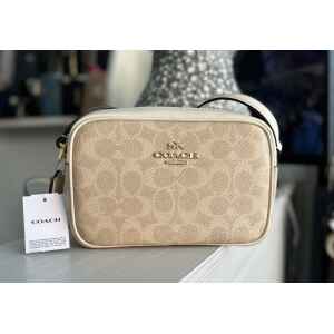 COACH SAND/CHALK MINI JAMIE CAMERA BAG
