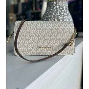 MK VANILLA MEDIUM FULL FLAP CROSSBODY