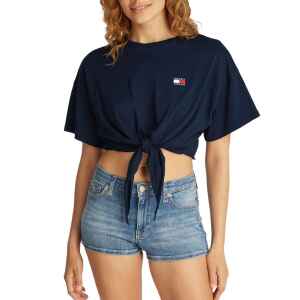 TH DARK NIGHT NAVY REGULAR WAIST TIE BADGE T-SHIRT