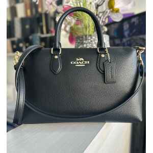 COACH BLACK GEORGIA SATCHEL