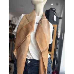 MK LOGO BROWN FOULARD