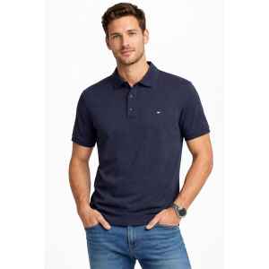 TH NAVY POLO ESSENTIAL COTTON